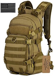 Arcenciel 25 l tactical motorcycle backpack with hydration bladder pocket, helmet support for soft military pack (patch and rain cover included).. DIAYTAR NIGERIA delivers more than products - we deliver affordable solutions within the week.