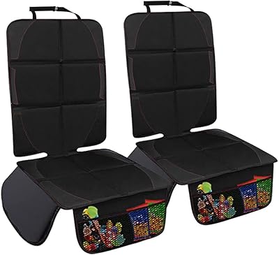Large car seat cover for security seat for toddler, waterproof and non-slip car seat cushion with storage pockets, durable anti-scratch cover (2) package.. Experience the DIAYTAR difference with our vast product selection and delivery within 5-8 days.