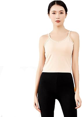 Zurdox tank tops and camisoles for women, basic size large size for women modern dance tank top back bare Ballet Professional clothing, removable chest cushion (color: pink, size: m).. DIAYTAR NIGERIA: Where convenience meets affordability with delivery across Nigeria in under 8 days.