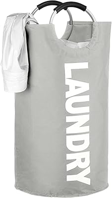 Extra wide Statham foldable foldable laundry basket with handles - laundry bag in waterproof foldable canvas for laundry room, dormitory, closet, storage and travel (gray).. Discover the joy of online shopping with DIAYTAR NIGERIA's budget-friendly prices and reliable shipping.