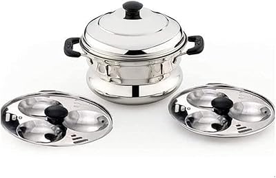 Taj stainless steel vapor, 6 holes and 2 plates, silver, size 18 cm.. DIAYTAR NIGERIA combines affordability, variety, and convenience with nationwide delivery services.