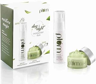 Plum green moisturizer double set | Acne fight | Lot of 2: day cream and night frost | Maximum hydration | Vegetable gift box, 75 ml.. Everyday deals, every category — only on DIAYTAR Nigeria.