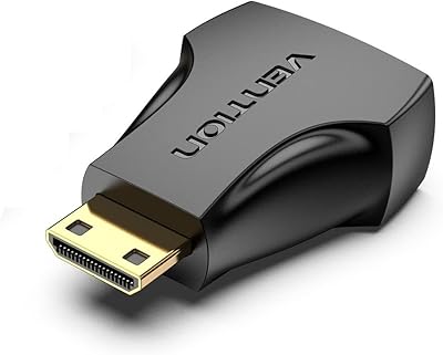 Mini HDMI Male version adapter to 4K 30 gold plated female female.. Experience the ultimate in shopping convenience with DIAYTAR NIGERIA's vast catalog and 5-8 day delivery.