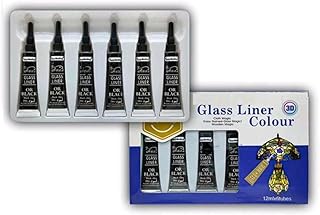 Color markers for 3D Glass Desden® 12 ml x 6 black tubes only [Lot of 6].. DIAYTAR NIGERIA: Where value shopping meets reliable 5-8 day delivery across the nation.