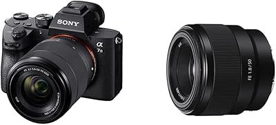 Camera without mirror full format Sony ALPHA 7 3 with fe objective 28-70 mm and Sony FE 50 mm F1.8, SEL50F18F.. DIAYTAR NIGERIA: Where every shopping need is met with affordable prices and reliable 5-8 day delivery.