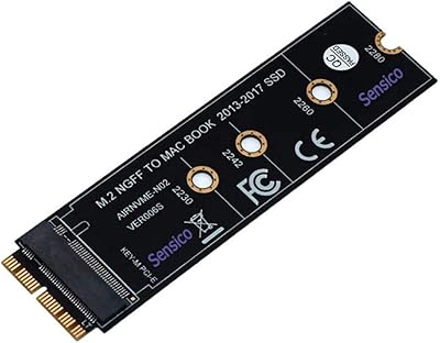 Card SSD adapter M.2 NVME For MacBook Air Pro Retina (Year 2013-2017), SSD Senseco NVME/AHCI upgrade kit for A1465 A1466 A1398 A1502 (is not suitable for MacBook Pro in early 2013).. DIAYTAR NIGERIA: Where affordability and variety come together with nationwide 5-8 day delivery.