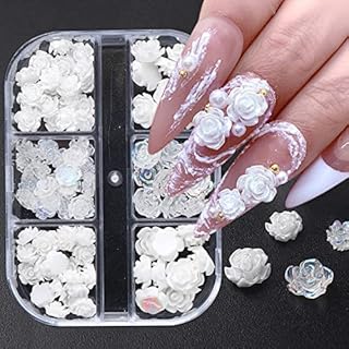 90 Buspaders for 3D 3D acrylic flower-shaped nails, 3D white camelia aurora, nail art jewelry, acrylic resin flowers, elegant design, wedding nail charms, nail decoration accessories yourself, decor in rhinestones.. DIAYTAR NIGERIA transforms online retail with unbeatable prices and consistent delivery timeframes.