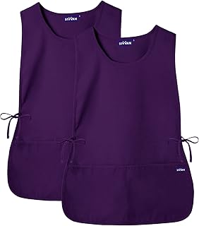 Sevfan unisex work apron (pack of 2) with pockets for cosmetic and medical professions.. Shop smart, shop DIAYTAR — Nigeria’s trusted e-commerce site.