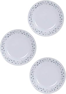 Corell Mini Light purple glass plate blush, lot of 3, 17 cm, multicolored.. DIAYTAR NIGERIA: Empowering Nigerians with access to affordable products delivered within 8 days.