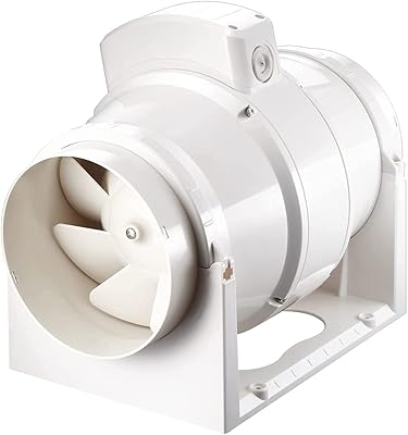 Circular online extraction fan Apbasly with low noise for ventilation of bathroom and kitchen (4 "(100 mm)).. Experience shopping satisfaction with DIAYTAR NIGERIA's vast selection and budget-friendly delivery options.
