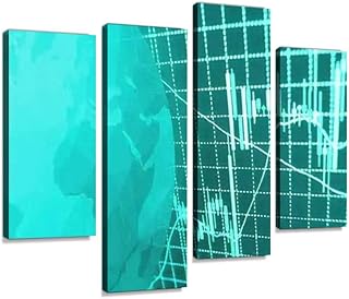 Printing on canvas with cloud arrangement, abstract wall art, digital printing, framed painting for the house, the office, the living room, ready to hang, 4 panels, 4ps.. Transform how you shop with DIAYTAR NIGERIA's vast selection and budget-friendly delivery options.