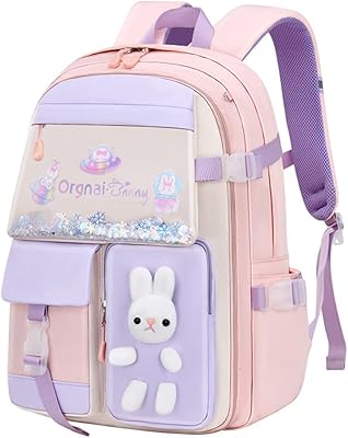 Kawaii pink school backpack for girls, nice schoolbag, travel backpack for primary, durable and waterproof students.. Shop from our extensive catalog at DIAYTAR NIGERIA and enjoy doorstep delivery in just 5-8 days.
