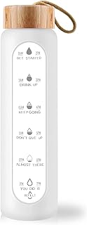 Arabist water bottle in Borosilicate glass of 32 oz with waterproofing waterproofing BPA without BPA with silicone cover and bamboo cover for sports and outdoor activities (white).. DIAYTAR NIGERIA: Making online retail accessible to all with affordable nationwide shipping.