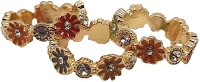 Set of Laura style for women with floral, metal, crystal pattern.. DIAYTAR NIGERIA bridges the gap between desire and affordability with nationwide delivery in under 8 days.