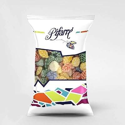 Pifarre Flora mixed flavor classic Spanish candy forms of leaves and flowers.. DIAYTAR NIGERIA makes quality accessible to all with our affordable prices and quick delivery service.