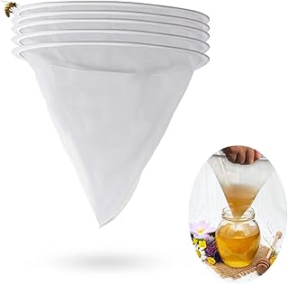 Honey honey -cone filter in reusable nylon, professional multifunctional beekeeping plaster, ultra -fine mesh strap tool for honey, wine, wax, nuts, grinding, 5 pieces.. DIAYTAR Nigeria offers the perfect blend of affordability and efficiency. Shop now and get your products delivered between 5 and 8 days nationwide.