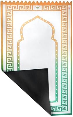 Foldable prayer carpet - Large Prayer Prayer in soft suede with velvet bag and gift box, luxury gift box for men (multicolored).. Shop with purpose at DIAYTAR NIGERIA, where your money goes further and delivery is always prompt.