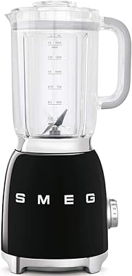 Four -speed Smeg mixer, 1.5 liter, metal, black, blf01bluk.. DIAYTAR NIGERIA brings the market to your fingertips with affordable prices and prompt delivery service.