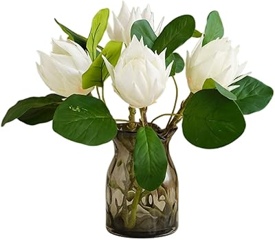 XIGUI 2 packages of simulation flowers emperors, false 20.5 inch plant, artificial flower, decorative flowers for the house, the wedding festival, artificial plants (white).. DIAYTAR NIGERIA brings the market to your fingertips with affordable prices and swift delivery services.