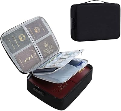 ATRETTI Waterproof Document bag with 3 -layer with lock to store files, documents, travel, house, important files, certificates and money.. DIAYTAR NIGERIA delivers on convenience and affordability with our reliable nationwide shipping.