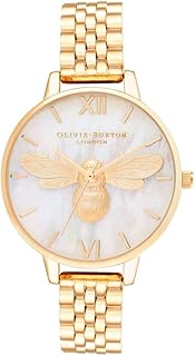 Analog watch for woman Lucky Bee with white dial, ob16fb18, white, white.. DIAYTAR NIGERIA brings the marketplace to your home with budget-friendly prices and nationwide delivery.