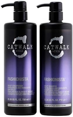Catwalk shampoo and conditioner set, to discolor and color the hair strands, 750 ml.. Your digital marketplace solution, DIAYTAR NIGERIA delivers quality and value within the week.