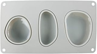 Silicone REH 36107000 for concrete, Plaster of Paris, resin, wax and soap, tray with three different stones, 14.5 x 26 x 3.5 cm.. Shop smart, shop DIAYTAR — Nigeria’s trusted e-commerce site.