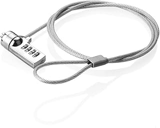 A 4 -foot cable with a lock to protect against theft of laptops, suitable for personal computers, notebooks, computers Dell, HP and Lenovo.. Shop smart with DIAYTAR NIGERIA, offering a vast product range delivered to your doorstep within a week.