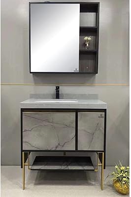 B Bagno Rock Plate Cabinet 60cm with sink and LED mirror CB06.. Embrace the convenience of DIAYTAR NIGERIA with thousands of products at your fingertips, delivered nationwide.