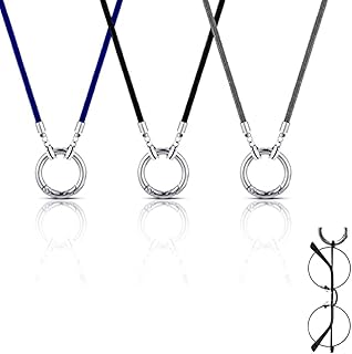 Bracelet of anti-loss glasses, necklace, layer holder, stainless steel chain ring, wardrobe for women and men, reading glasses and sunglasses, 3 pieces.. Nigeria's most loved e-commerce platform delivers affordable shopping solutions to your doorstep.
