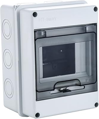 PLC control box, 15 -lane plastic electrical distribution box, Waterproof composite distribution box MCB HT (Size: 8 lanes).. Online shopping made simple and affordable — DIAYTAR Nigeria.
