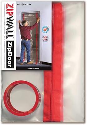 Zipper door kit with standard dust barrier zipdur, 1 packet, red.. DIAYTAR NIGERIA: Bringing quality products to every Nigerian with affordable nationwide delivery.
