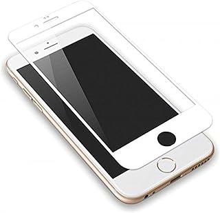 Wallpaper in 3D curved tempered glass for Apple iPhone 6/iPhone 6S - White - White.. DIAYTAR NIGERIA: Empowering Nigerians with access to affordable products delivered within 8 days.
