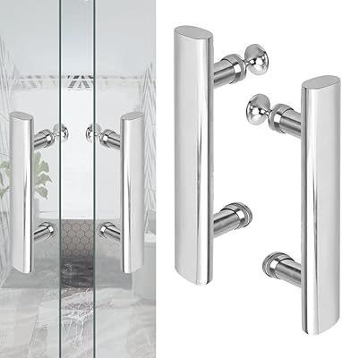 Junmeido 2 pieces stainless steel shower door handle shower screen handle 145mm hole with hole central shower handle shower door handle replacement glass door glass door.. DIAYTAR NIGERIA brings the marketplace to your home with budget-friendly prices and nationwide delivery.