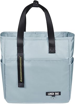 Lunch bag for women, reusable waterproof lunch bag with interior pocket, black lunch bag for work/school/trip/picnic (lake blue).. Shop across categories at DIAYTAR NIGERIA with the confidence of affordable prices and delivery within 8 days.