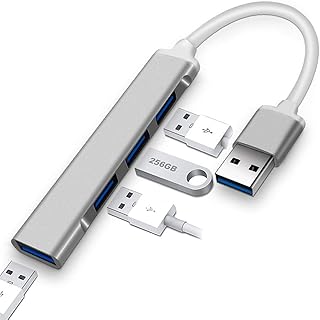HUB USB 3.0 Ultra fine with 4 ports, USB adapter has the connection, loading and transfer of data, 1 USB 3.0 port and 3 USB 2.0 ports for USB devices, USB key, MacBook, Computer, Camera, Mouse, Keyboard, PS4.. Embrace the convenience of DIAYTAR NIGERIA with thousands of products at your fingertips, delivered nationwide.