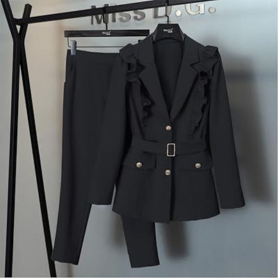 Formal two -room suit for women, blazer fitted cut, long sleeve shorts, office, ladies' fashion, fall business costumes.. Shop with purpose at DIAYTAR NIGERIA and discover a world of products at budget-friendly prices.