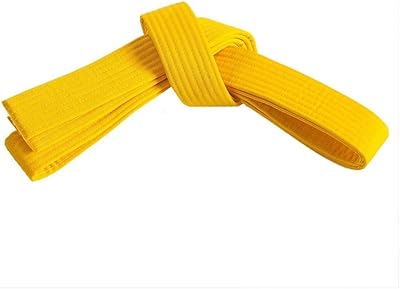Riyaz international kyu colorful belts (yellow, 1).. DIAYTAR NIGERIA: Bringing quality products to every Nigerian home at prices everyone can afford.