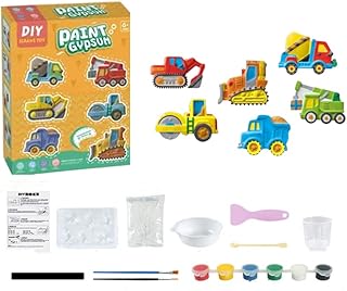 Orchid M® paint kit for manual work for children, cute animal models and painting for arts and crafts, set of paint in ceramic plaster, gift for boys and girls aged 3 4 5 6 7 8 years and over (car).. DIAYTAR NIGERIA: Your one-stop e-commerce destination with affordable prices and nationwide delivery in 5-8 days.