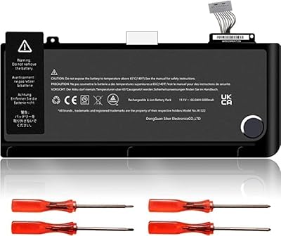 Replacement battery A1322 A1278 for 13 -inch MacBook Pro (10.95 V 6000 mAh).. You choose it, we deliver it — DIAYTAR Nigeria makes shopping easy.