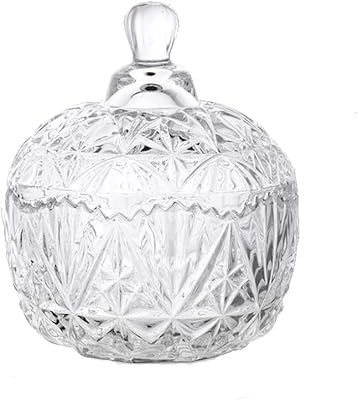 NN BOOK WITH GLASS Candy storage with transparent lid, bowl of candy covered with crystal, bowl of food buffet.. No stress, no delays — DIAYTAR Nigeria is your trusted shopping partner.