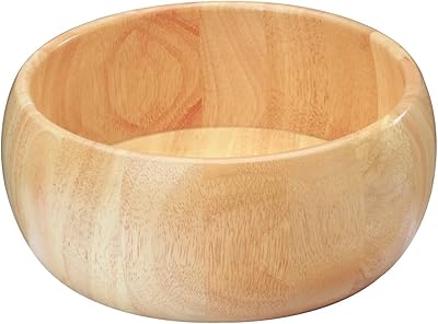 Billy wooden salad bowl 15 cm, brown, wa-b1.. DIAYTAR NIGERIA: Empowering Nigerians with access to affordable products delivered within 8 days.