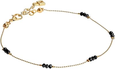 Long alwan ankle bracelet for woman - EE3544gssp, gold plated, crystal.. DIAYTAR NIGERIA provides endless shopping possibilities with affordable prices and prompt delivery service.