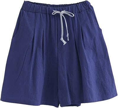 Summer shorts for women's linen shorts and cotton length knee with tightening cord and pockets.. Nigeria's e-commerce leader delivers unmatched variety and value to your doorstep in just 5-8 days.