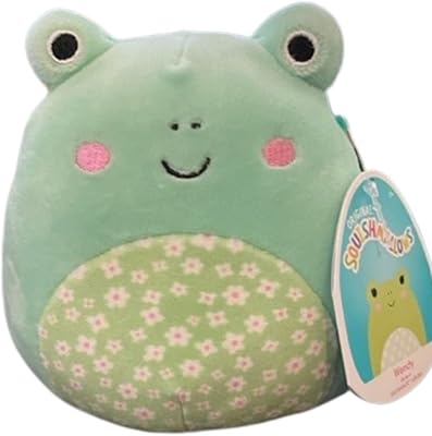 Squishmallow Kelly Toy Toy Official Sweet Plush of the Easter team (5 ", Wendy Frog (flower belly)).. Shop the future with DIAYTAR NIGERIA - thousands of products, unbeatable prices, delivery within a week.