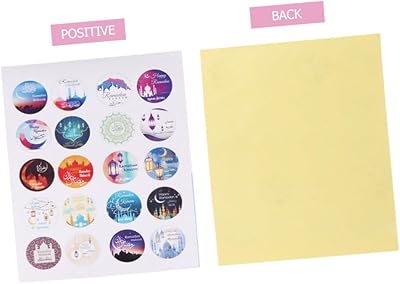 Stobok 100 pieces Décalcomanies Ramadan Mubarak Sceau Labels Eid Decorations Decoration Stands Colorful Labels Round Tags Decoring Sticker for Ramadan Schooling stickers Mubarak Gift.. DIAYTAR NIGERIA combines extensive product options with budget-friendly prices, delivered in 5-8 days.