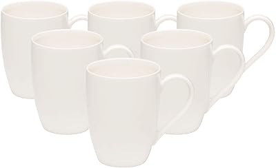 Luxury coffee cup in Villeroy & Bock de Vivo porcelain, 6 rooms, white.. DIAYTAR NIGERIA connects your desires with reality through our affordable e-commerce platform and quick delivery.