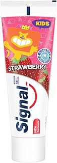 Children's signal toothpaste, strawberry, to protect against sugar acids - 75 ml bottle.. Experience the convenience of online shopping with DIAYTAR NIGERIA's reliable 5-8 day delivery service.