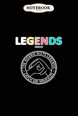 Notebook: Norris Nuts Legends - Large widen -wolf notebook me Knuckles (6x9) Exercise notebook for children, boys, girls, students, adults/ composition book/ newspaper.. Experience satisfaction guaranteed with DIAYTAR NIGERIA's comprehensive platform and quick delivery.