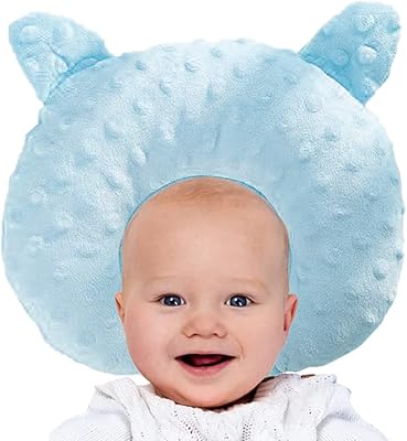 Baby pillow-Soft-up-and-in-unisex newborn brain pillows, Modular Sleeping Cotton Sleeping Pillow (Blue).. DIAYTAR NIGERIA: Your gateway to affordable online retail with reliable delivery within the week.